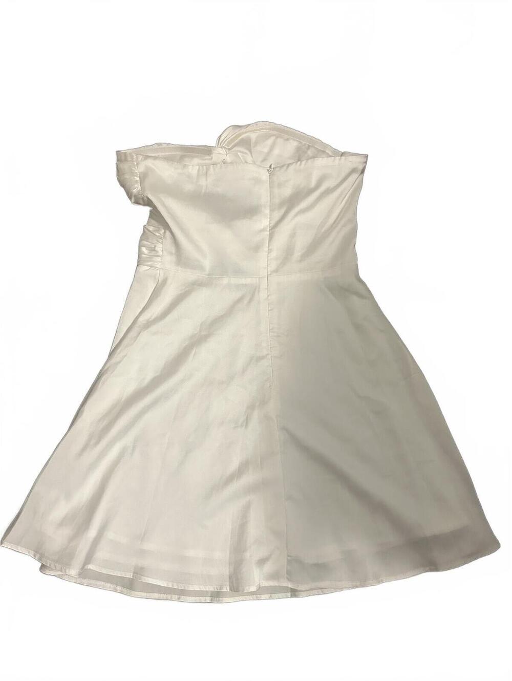 Peppermayo White Strapless Dress US 4 EU 36 - Picture 4 of 5